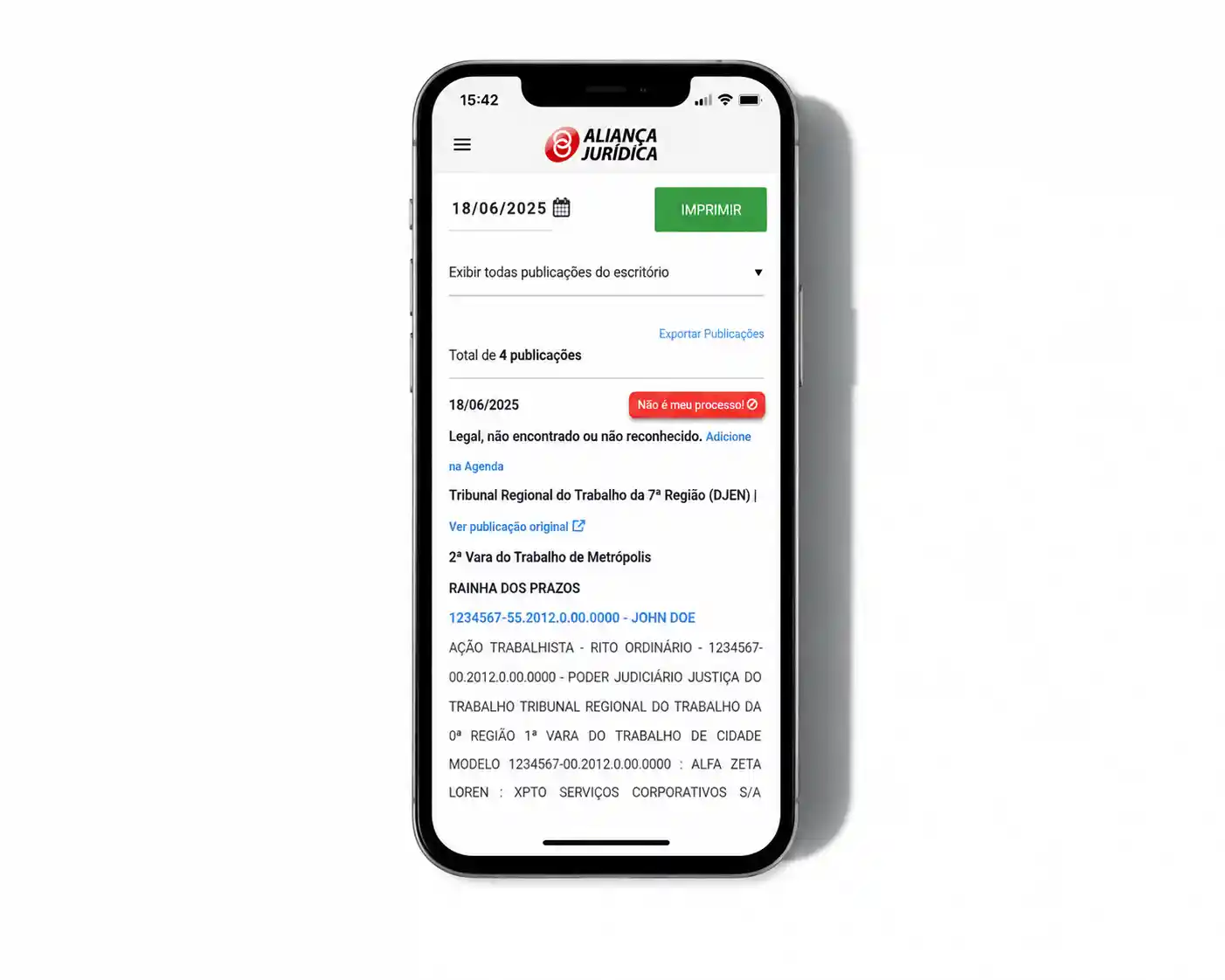 Monitoramento de publicações